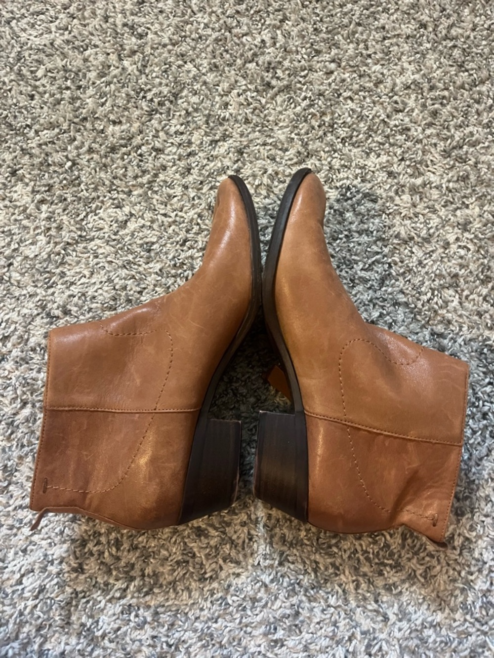 Lucky Brand Chestnut Brown Leather Shoes